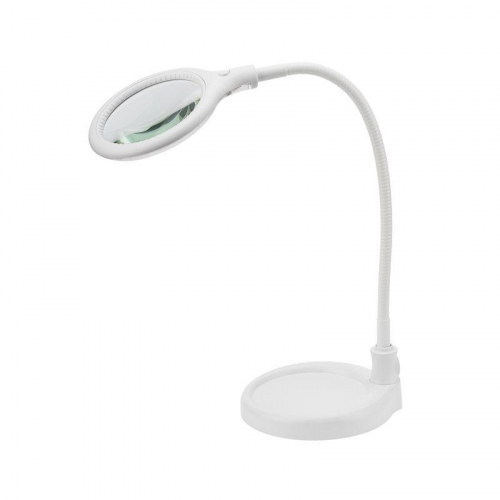 Лупа настольная малая 3Х с подсветкой 30 LED (подставка + прищепка) бел. REXANT 31-0247 Лупа настольная малая 3Х с подсветкой 30 LED (подставка + прищепка) бел. REXANT 31-0247