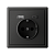 Розетка ArtGallery 16А с 2-мя заряд. устройствами USB A+C 5В/2.4А/3А 2х5В/1.5А механизм базальт SE GAL001432