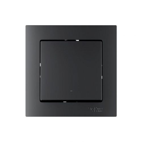 Выключатель 1-кл. AtlasDesign Smart 10А (сх. 1) L+N с подсветкой Zigbee механизм карбон SE ATN001013Z фото 3