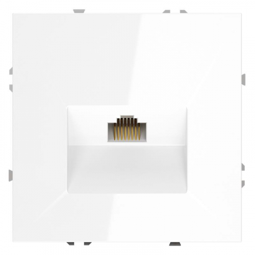 Розетка компьютерная 1-м СП S70 RJ45 кат.6 механизм бел. глянцевый Voltum VLS060101 Розетка компьютерная 1-м СП S70 RJ45 кат.6 механизм бел. глянцевый Voltum VLS060101
