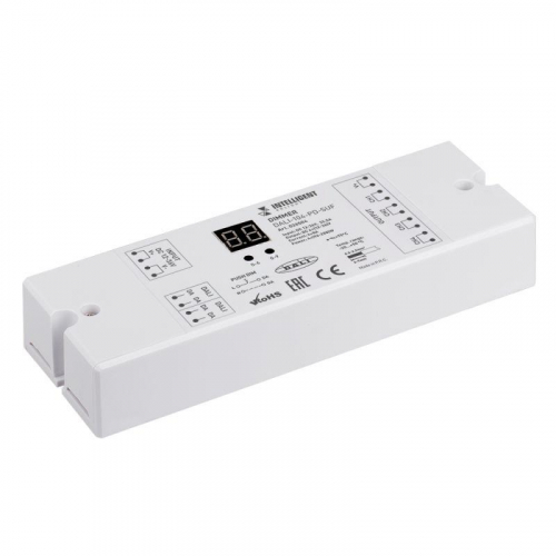 Диммер DALI-104-PD-SUF (12-36В 4х8А) (IP20 пластик) INTELLIGENT ARLIGHT 026504 Диммер DALI-104-PD-SUF (12-36В 4х8А) (IP20 пластик) INTELLIGENT ARLIGHT 026504
