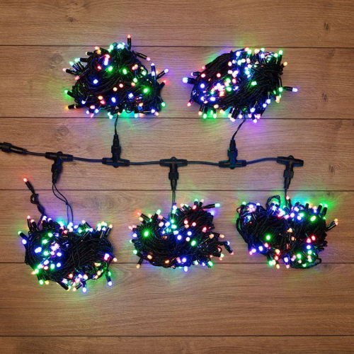 Гирлянда светодиодная "LED ClipLight" 5 нитей х20м 665LED мультиколор 50Вт 24В IP65 трансф. в компл. Neon-Night 323-509 Гирлянда светодиодная "LED ClipLight" 5 нитей х20м 665LED мультиколор 50Вт 24В IP65 трансф. в компл. Neon-Night 323-509