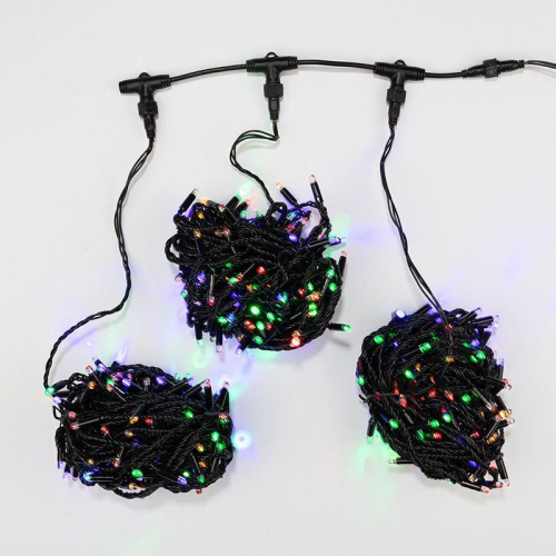 Гирлянда светодиодная "LED ClipLight" 3 нити х20м 399LED мультиколор 25Вт 24В IP65 свечение с динамикой с трансф. Neon-Night 323-309 фото 4 Гирлянда светодиодная "LED ClipLight" 3 нити х20м 399LED мультиколор 25Вт 24В IP65 свечение с динамикой с трансф. Neon-Night 323-309 фото 4