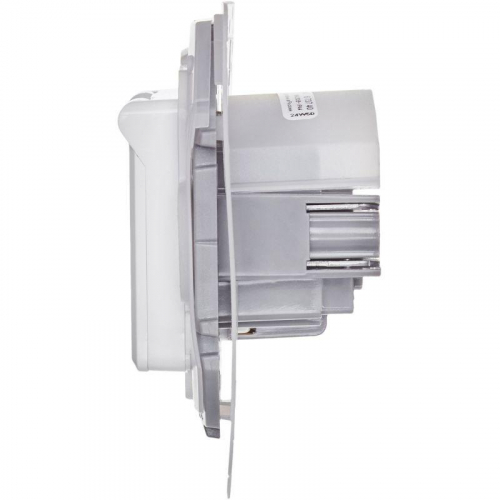Розетка 1-м СП Inspiria 16А IP44 250В 2P+E защ. шторки с крышкой немецк. стандарт механизм бел. IEK 673740 фото 6