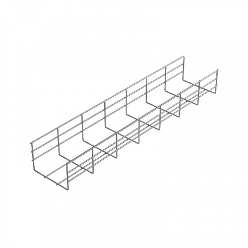 Лоток проволочный 600х100 L3000 сталь 4мм PL100-600-3000 оцинк. КМ LO0239