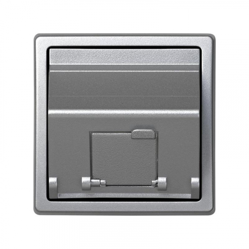 Адаптер на 1 RJ45(12) коннектор 75528; 75540; 75541; 75544-39 наклонный Simon73 Loft алюм. 73085-63 Адаптер на 1 RJ45(12) коннектор 75528; 75540; 75541; 75544-39 наклонный Simon73 Loft алюм. 73085-63