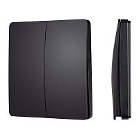 Панель кнопочная KINETIC-801-22-2G-WP-SUF Black (No battery IP67 433Mhz) IP67 пластик INTELLIGENT ARLIGHT 048257