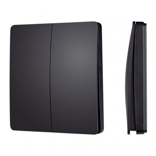 Панель кнопочная KINETIC-801-22-2G-WP-SUF Black (No battery IP67 433Mhz) IP67 пластик INTELLIGENT ARLIGHT 048257
