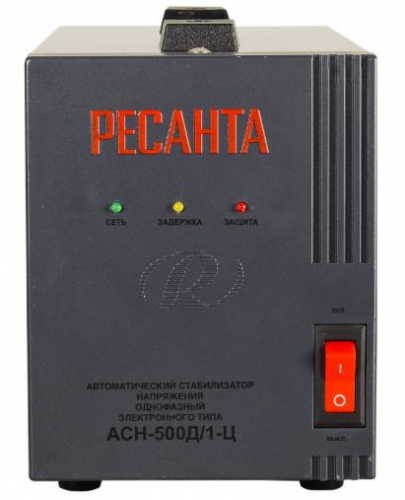 Стабилизатор напряжения АСН-500Д/1-Ц Ресанта 63/6/37 фото 2