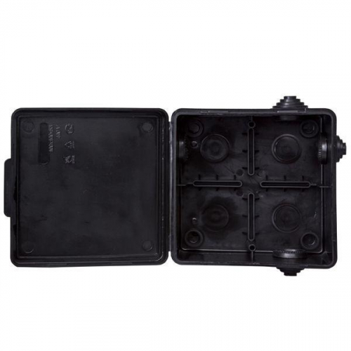 Коробка распаячная KMP-030-014 с крышкой 100х100х50 8 мембранных вводов IP54 черн. EKF plc-kmr-030-014-2b фото 4