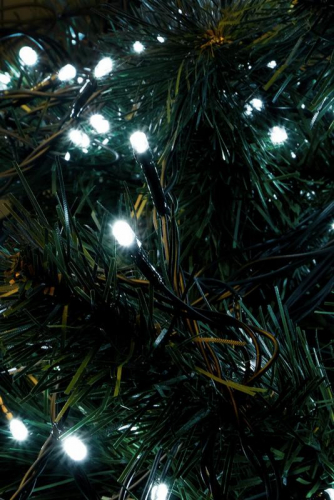 Гирлянда "Нить" LD100C-GW 100LED бел. 10м 8 режимов IP44 SHLights 4690601052902 фото 3