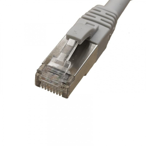 Патч-корд FTP 6 4х2 24AWG (7х0.2мм) Cu LSZH 3м сер. SUPRLAN 10-0708 фото 3