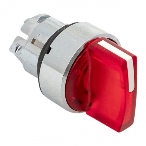 Механизм переключателя исполнительный XB4 IP65 на 2 положения с фиксацией с подсветкой с короткой ручкой красн. EKF XB4BD2FL-R-65 фото 8