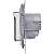 Розетка 1-м СП Inspiria 16А IP44 250В 2P+E защ. шторки с крышкой немецк. стандарт механизм алюм. IEK 673742