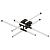 Светильник светодиодный Модерн Fliss CLL-1 72W 3K-6K RC BK 72Вт 3000-6000К с ДУ черн. Эра Б0069744