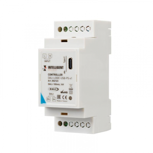 Контроллер DALI-LOGIC-USB-PS-x1 BUS 230В BLE IP20 пластик INTELLIGENT ARLIGHT 052123 Контроллер DALI-LOGIC-USB-PS-x1 BUS 230В BLE IP20 пластик INTELLIGENT ARLIGHT 052123