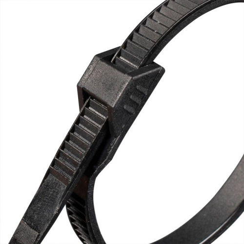 Хомут нейлоновый КСУ 9х760 черн. (уп.100шт) Fortisflex 91705 фото 2 Хомут нейлоновый КСУ 9х760 черн. (уп.100шт) Fortisflex 91705 фото 2