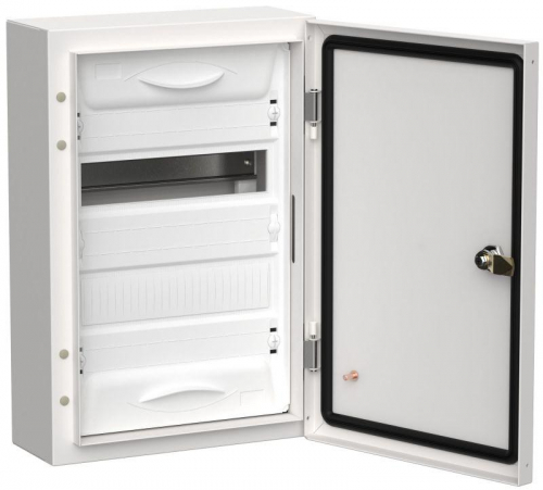 Корпус ЩРн-24 (1х24) TITAN 5 460х310х140 IP54 одна дверь метал. бел. IEK TI5-50-N-024-54