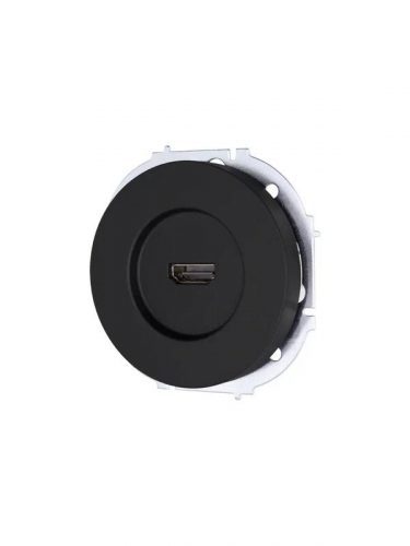 Розетка HDMI 1-м СП OSEN механизм черн. бархат LEZARD 743-4288-203 фото 2 Розетка HDMI 1-м СП OSEN механизм черн. бархат LEZARD 743-4288-203 фото 2