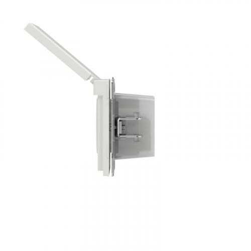 Розетка силовая KANT IP44 2P+E защ. шторки с крышкой бел. песок DKC 7010013 фото 4