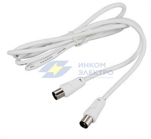 Шнур TV Plug-TV Plug 1.5м бел. REXANT 18-0102 фото 2