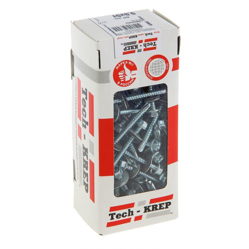 Саморез усиленный КР ZP сверло 5.5х51 (коробка с окном) (уп.60шт) Tech-Krep PRO/Zitar 124629 Саморез усиленный КР ZP сверло 5.5х51 (коробка с окном) (уп.60шт) Tech-Krep PRO/Zitar 124629