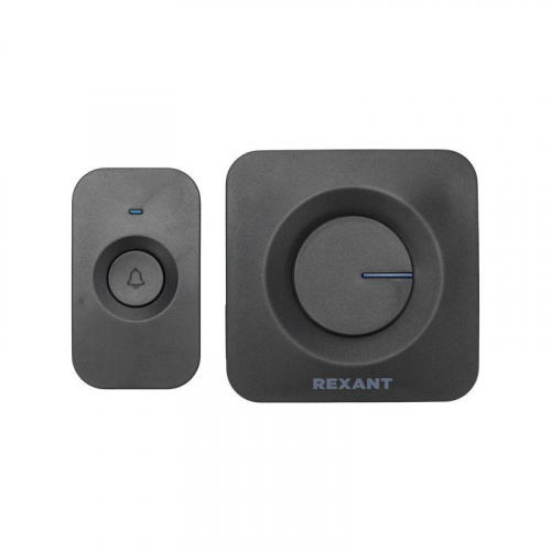 Звонок беспроводной дверной 52 мелодии IP56 черн. Rexant 73-0017 фото 2
