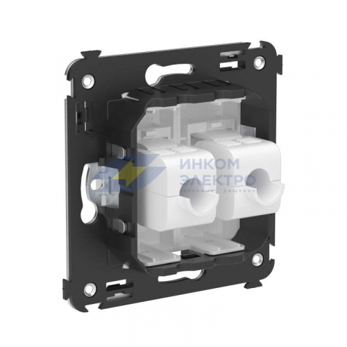 Механизм розетки компьютерной 2-м СП Avanti &amp;amp;quot;Белое облако&amp;amp;quot; RJ45 кат.5E DKC 4400664 фото 3