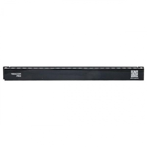 Органайзер кабельный TERACOM PRO с крышкой 19дюйм 1U пластик. черн. EKF TRP-1CORF-PL-BK фото 2