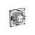 Розетка компьютерная 1-м KANT RJ45 кат.6A без шторки черн. уголь DKC 7012673