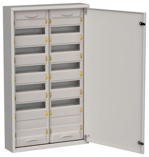 Корпус ЩРн-144 (2х72) TITAN 5 960х570х140 IP31 метал. сер. IEK TI5-50-N-2X072-31-7035