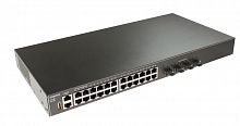 Коммутатор управляемый стекируемый L3 SW-24G4X-L3ST Gigabit Ethernet на 24хRJ45 + 4х10G SFP+ Uplink OSNOVO 14695