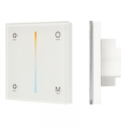 Панель Sens SMART-P21-MIX White (12-24В 2.4G) (IP20 пластик) Arlight 025167 Панель Sens SMART-P21-MIX White (12-24В 2.4G) (IP20 пластик) Arlight 025167