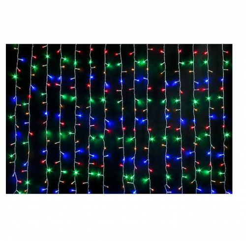 Гирлянда занавес 150х150см LDCL368C-M 368 LED RGB IP20 разноцв. SHLights 4690601035622 Гирлянда занавес 150х150см LDCL368C-M 368 LED RGB IP20 разноцв. SHLights 4690601035622