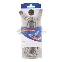 Шнур штекер USB-А - штекер USB-A 3м блист. Rexant 06-3153