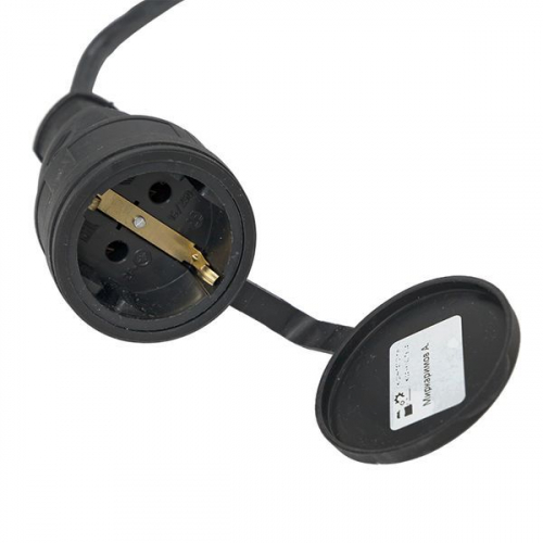 Удлинитель-шнур 1х20м с заземл. 16А IP44 Зевс 2.0 3.5кВт КГ 3х1.5 PROxima EKF USB02-16-315-1-20-IP44 фото 4