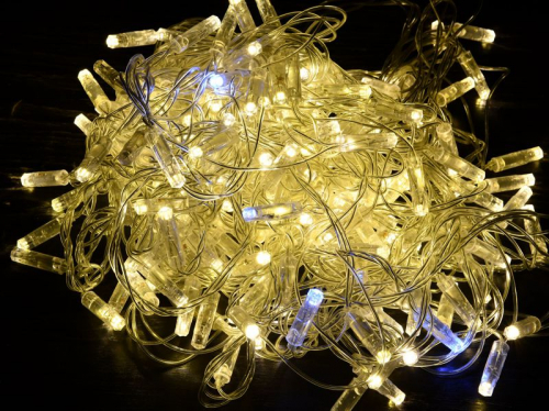 Гирлянда "Нить" 10м 100LED тепл. бел. IP44 провод прозр. 230В мерцание транзит IEK LGDU121-1-100-10-T-S-44 Гирлянда "Нить" 10м 100LED тепл. бел. IP44 провод прозр. 230В мерцание транзит IEK LGDU121-1-100-10-T-S-44