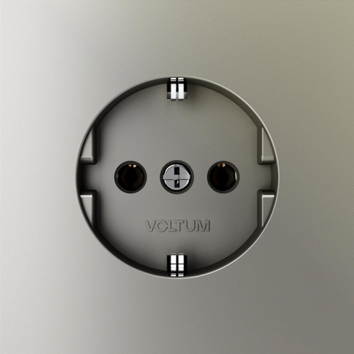 Розетка 1-м СП S70 16А с заземл. механизм шелк Voltum VLS040104 фото 3 Розетка 1-м СП S70 16А с заземл. механизм шелк Voltum VLS040104 фото 3