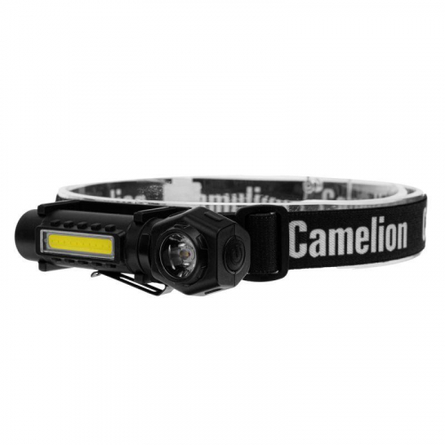 Фонарь налобный LED53408 аккум. 3.7В XPE+COB 3Вт 3 реж. магнит Type-C бокс черн. Camelion 15759 фото 5 Фонарь налобный LED53408 аккум. 3.7В XPE+COB 3Вт 3 реж. магнит Type-C бокс черн. Camelion 15759 фото 5