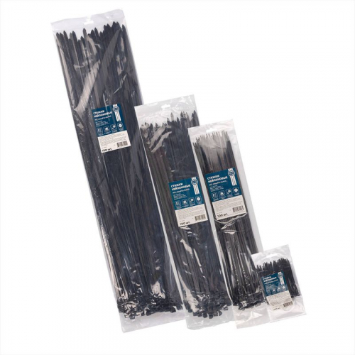 Хомут нейлоновый НСС EasyFix 3х250 черн. (уп.100шт) Fortisflex 89922 фото 3