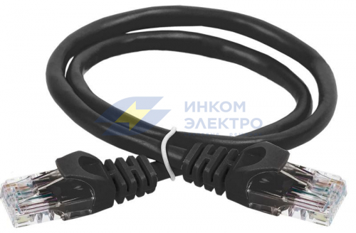 Патч-корд кат.6 UTP LSZH 0.5м черн. ITK PC09-C6UL-05M Патч-корд кат.6 UTP LSZH 0.5м черн. ITK PC09-C6UL-05M