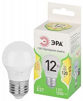 Лампа светодиодная GREEN LINE P45-12W-830-E27 GL 12Вт шар 3000К свет тепл. E27 Эра Б0067015