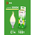 Лампа светодиодная GREEN LINE BXS-10W-830-E14 GL 10Вт свеча на ветру 3000К свет тепл. E14 Эра Б0067120