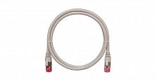 Патч-корд S/FTP 4 пары кат.6a (класс Ea) 500МГц 2хRJ45/8P8C BC (чистая медь) 26AWG (7х0.165мм) LSZH нг(А)-HFLTx сер. 0.5м NIKOMAX NMC-PC4SA55B-005-C-GY