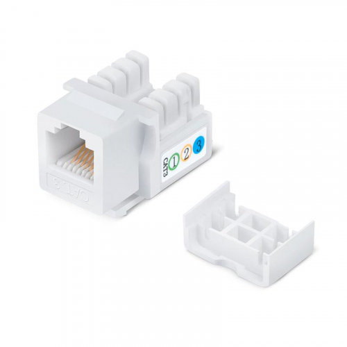 Вставка Keystone Jack RJ12 (6P6C) угол 90град. 110 IDC Cabeus 7957c Вставка Keystone Jack RJ12 (6P6C) угол 90град. 110 IDC Cabeus 7957c