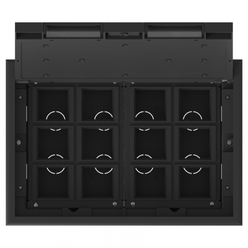 Люк MultiDesk MDK10 на 24мод. IP40 с монтажной коробкой для фальшпола SE MDK10124 фото 3 Люк MultiDesk MDK10 на 24мод. IP40 с монтажной коробкой для фальшпола SE MDK10124 фото 3