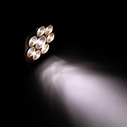 Фонарь аккумуляторный LED38100 76LED+4COB 4 реж. Type-C PowerBank пластик коробка черн./охра Ultraflash 15950 фото 6