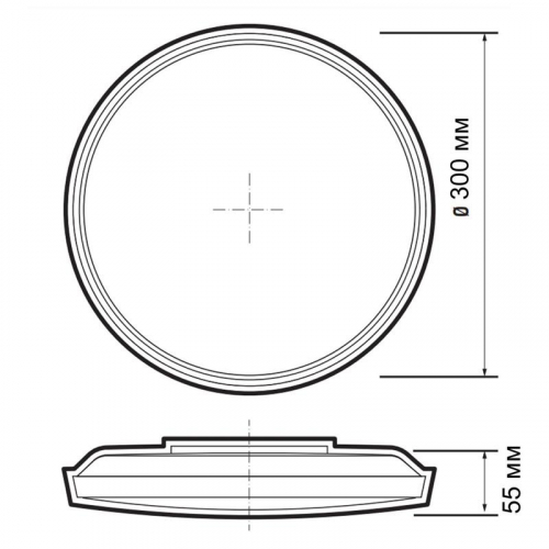 Светильник светодиодный PPB OPAL 36Вт 6500К IP20 BL d300X55 декоративный JazzWay 5065390 фото 7 Светильник светодиодный PPB OPAL 36Вт 6500К IP20 BL d300X55 декоративный JazzWay 5065390 фото 7