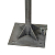 Подставка для молн. мачты 5-7м HZ EKF lp-04008