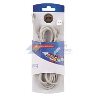 Шнур штекер USB-А - штекер USB-B 1.8м блист. Rexant 06-3150